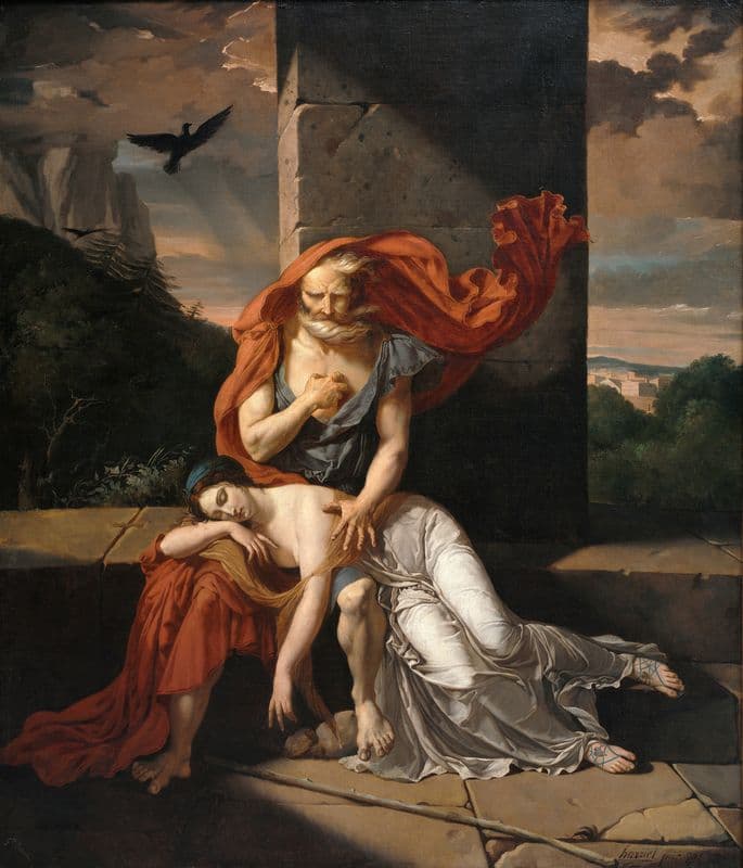 Oedipus At Colonus as a canvas print
