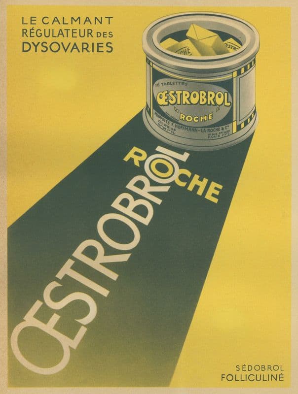 Oestrobrol (1910-1950) as a canvas print