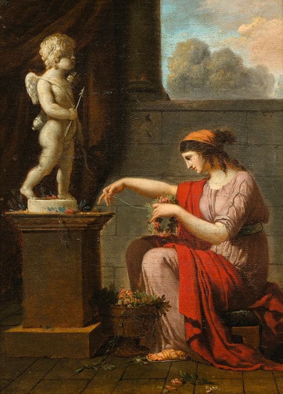 Offering To Love as a canvas print