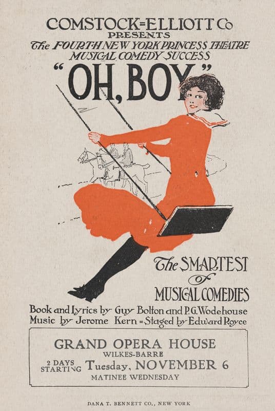 Oh, Boy! as a canvas print