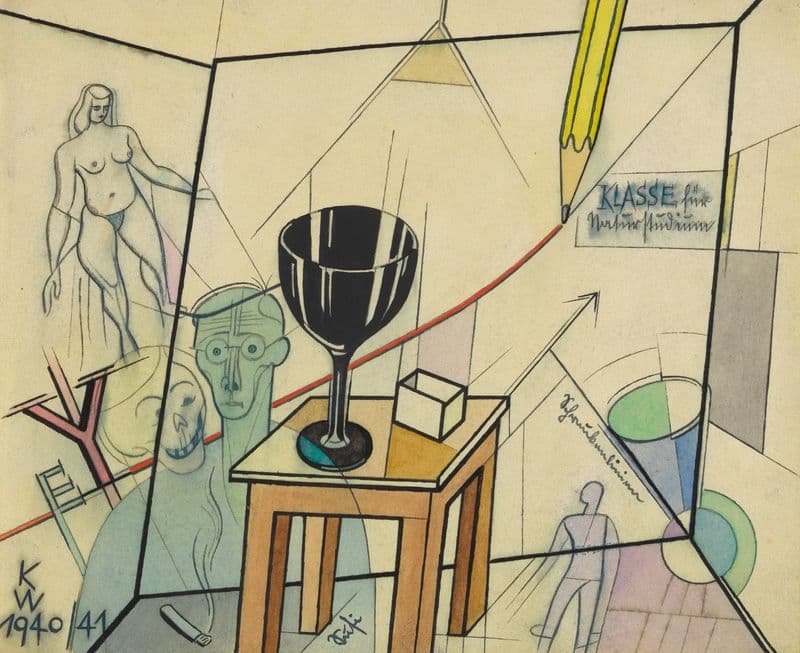 Ohne Titel; aus; ‘Die 150 Blätter’ XIV as a canvas print