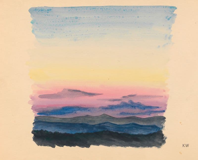 Ohne Titel (Naturstudie) III (around 1924) as a canvas print