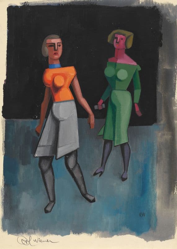 Ohne Titel V (around 1932) as a canvas print