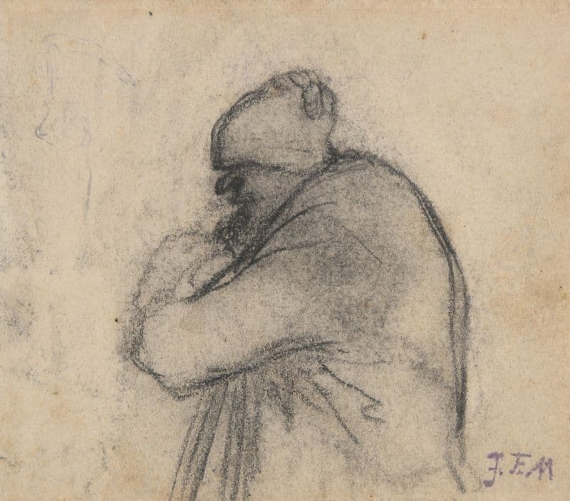 Old Man (ca. 1840) as a canvas print