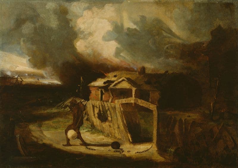 Old Virginia Home as a canvas print