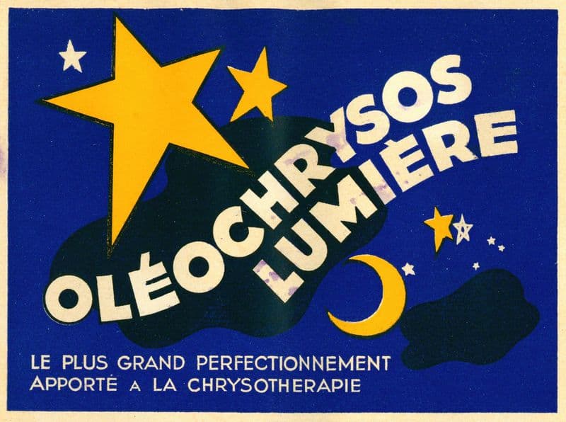 Oléochrysos Lumière (1910-1950) as a canvas print