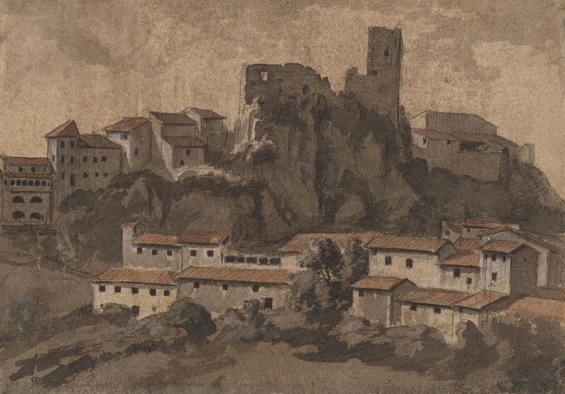 Olevano von Osten (1805–1807) as a canvas print
