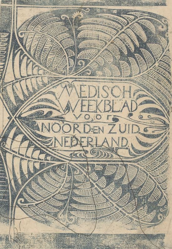 Omslag van het Medisch Weekblad voor Noord- en Zuid-Nederland as a canvas print