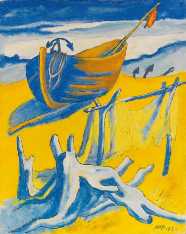 On the Baltic Sea beach as a canvas print