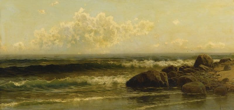 On the Coast (circa 1890) as a canvas print