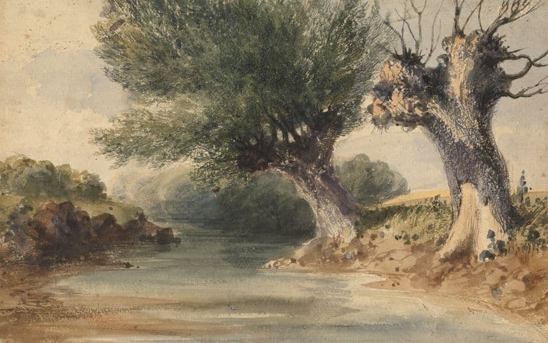 On the Colne, Middlesex as a canvas print