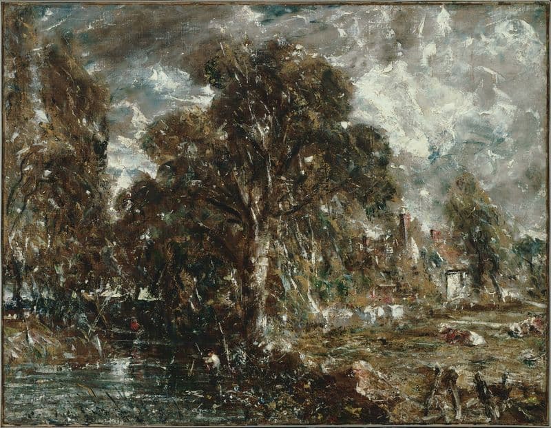 On the River Stour as a canvas print