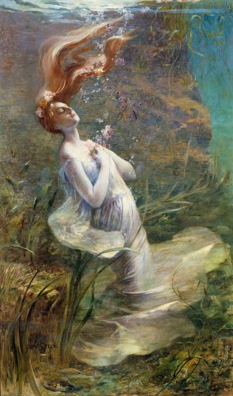 Ophelie (1894-1895) as a canvas print