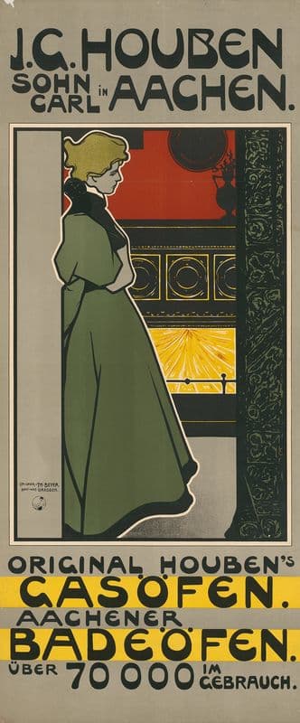 Original Houben´s Gasöfen as a canvas print