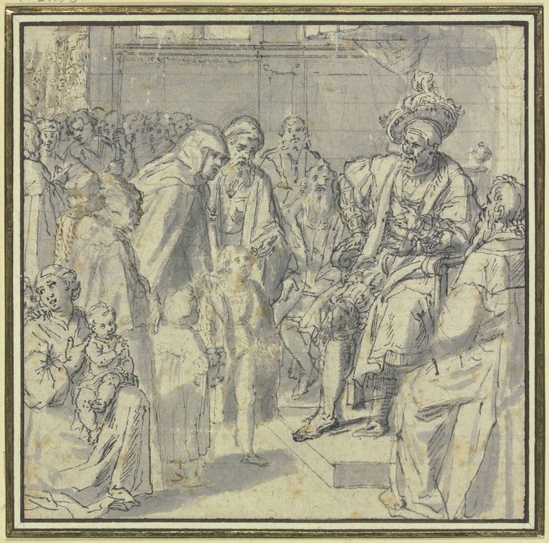 Otto von Wittelsbach hält Gericht as a canvas print