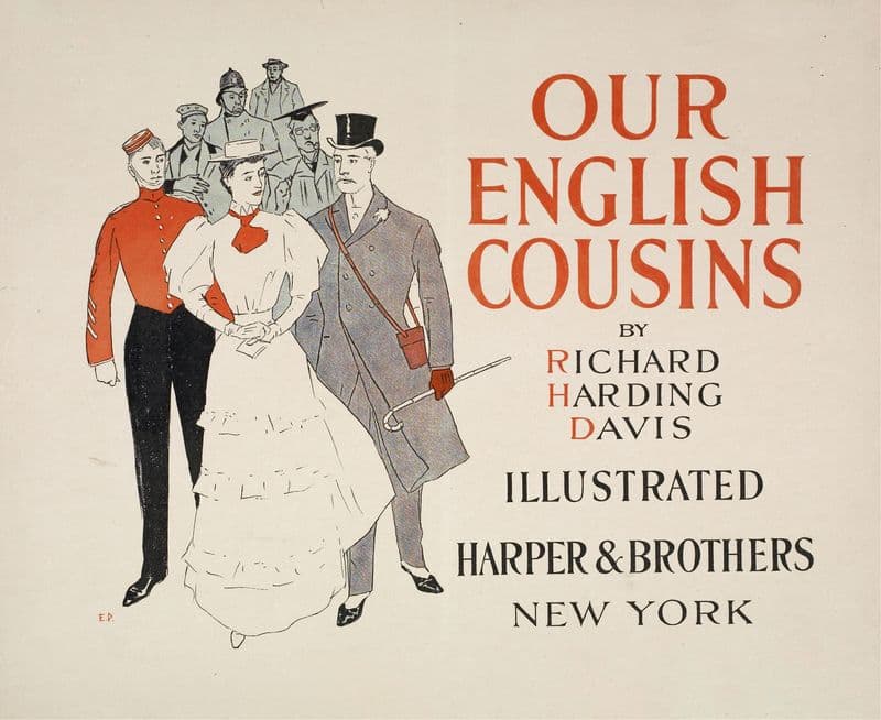 Our English Cousins (1895 - 1911) as a canvas print