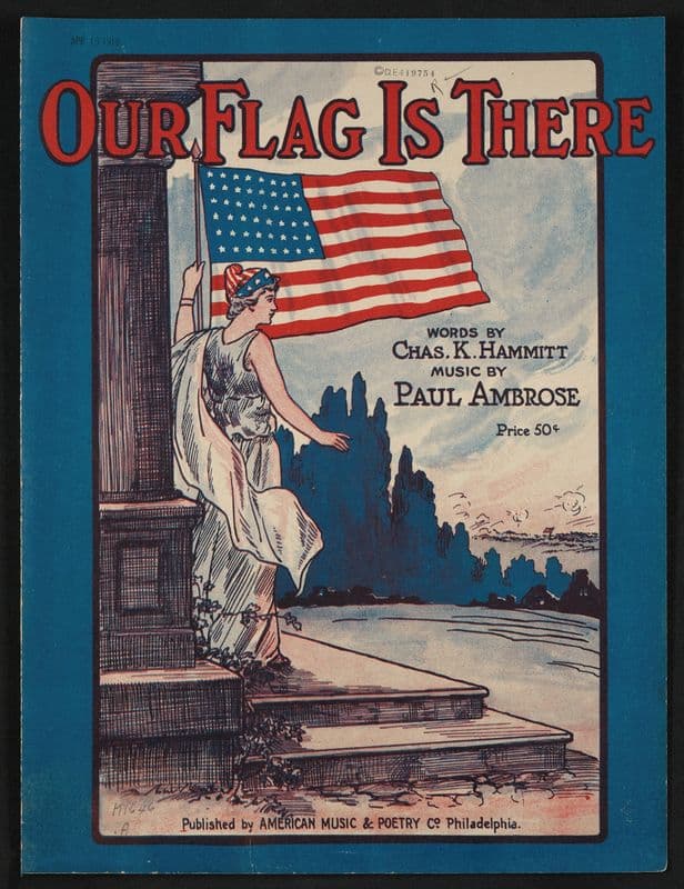Our flag is there as a canvas print