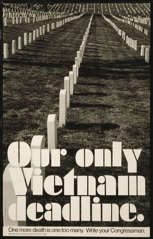Our only Vietnam deadline (1965-1975) as a canvas print