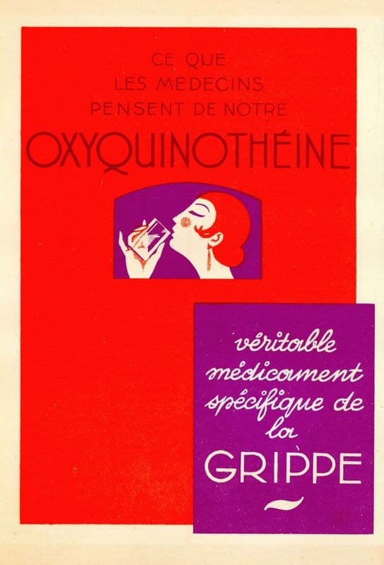 Oxyquinothéine (1910-1950) as a canvas print