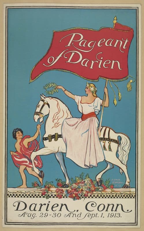 Pageant Of Darien as a canvas print