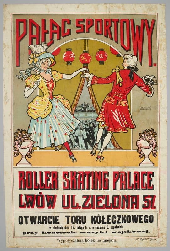 Pałac Sportowy as a canvas print