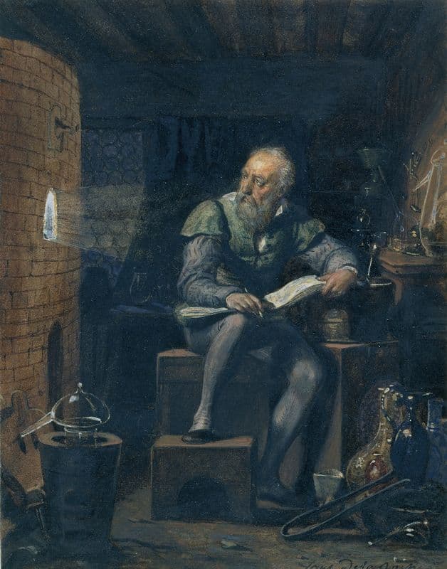 Palissy in his Workshop (c. 1832) as a canvas print
