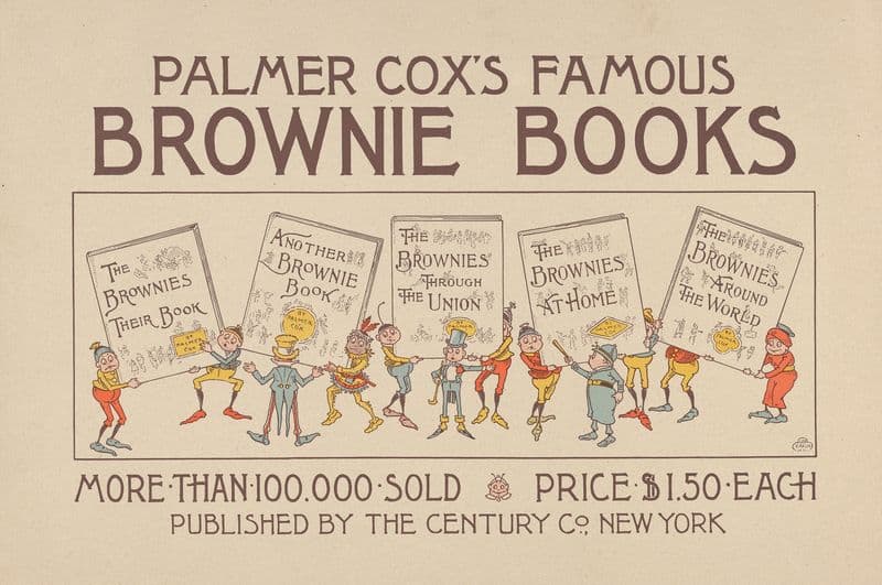 Palmer Cox’s Famous Brownie Books as a canvas print
