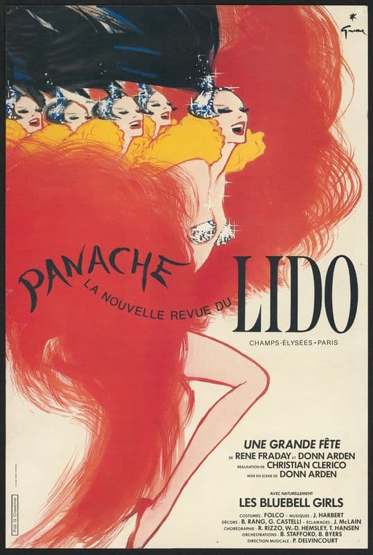 Panache; la nouvelle revue du Lido as a canvas print