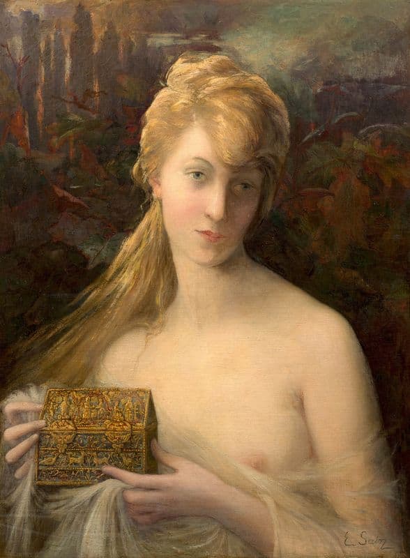 Pandora as a canvas print