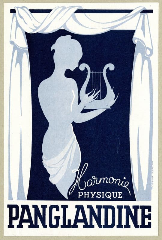 Panglandine (1910-1950) as a canvas print