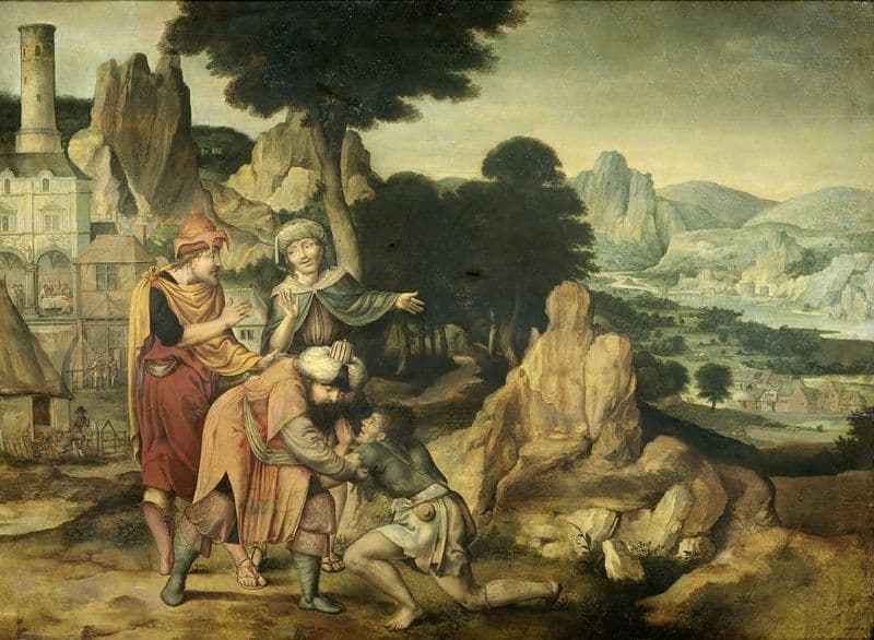 Parable of the Prodigal Son as a canvas print