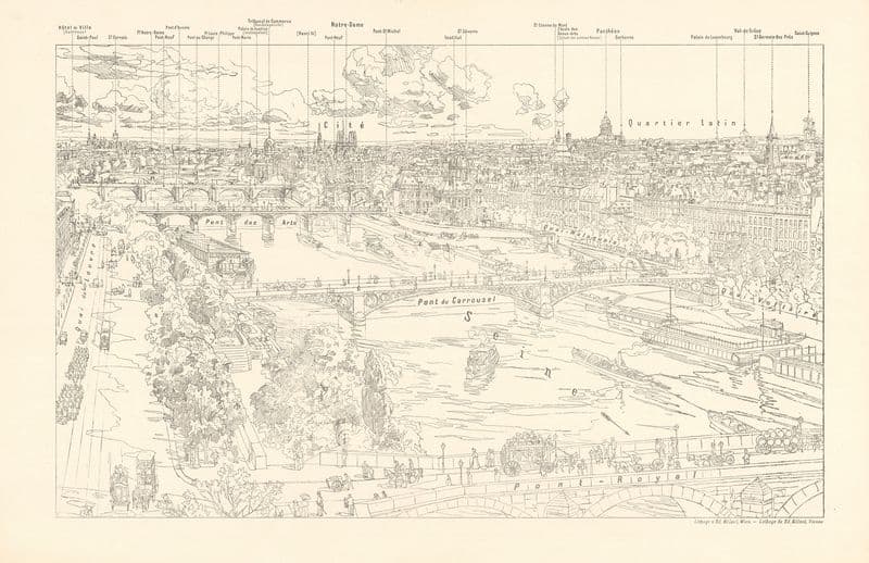 Paris as a canvas print