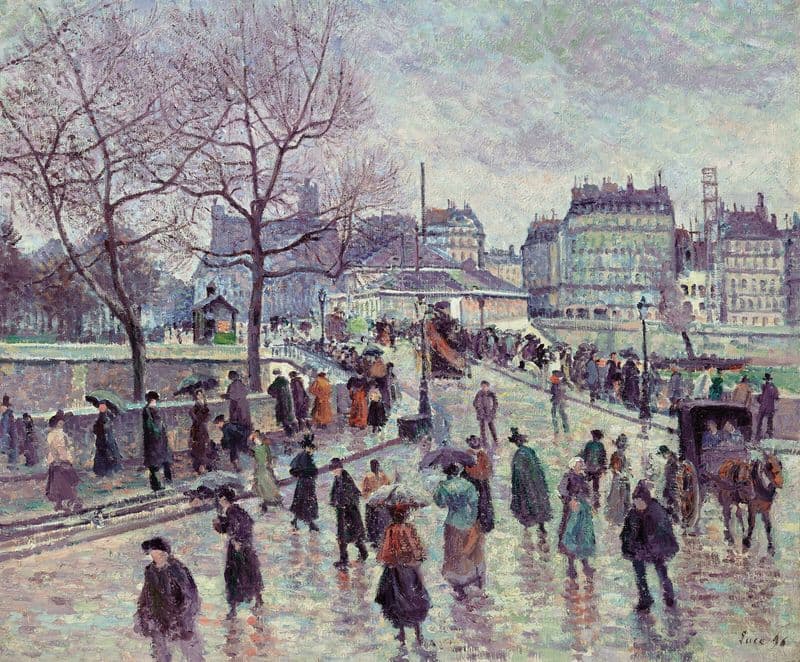 Paris, le Pont de l’Archevêché as a canvas print