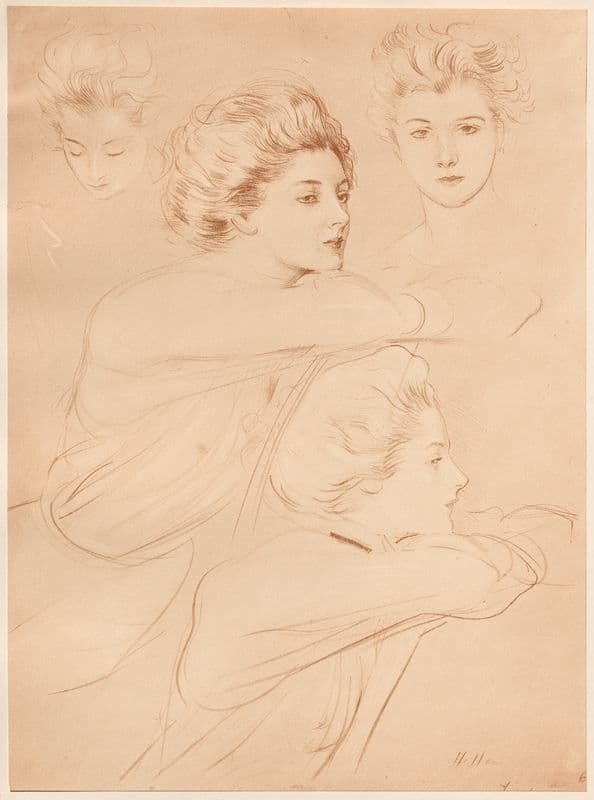Parisienne (1898-1899) as a canvas print