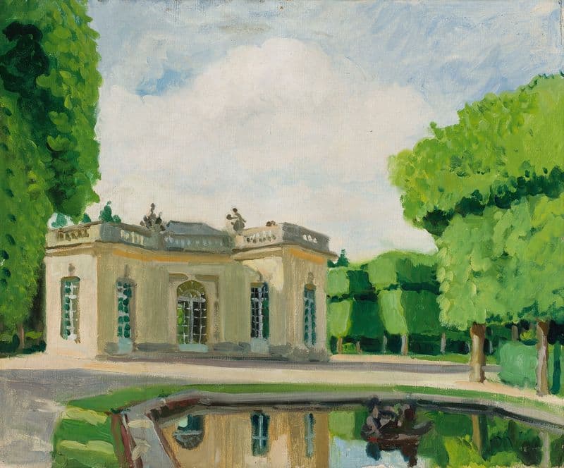 Park in Versailles as a canvas print