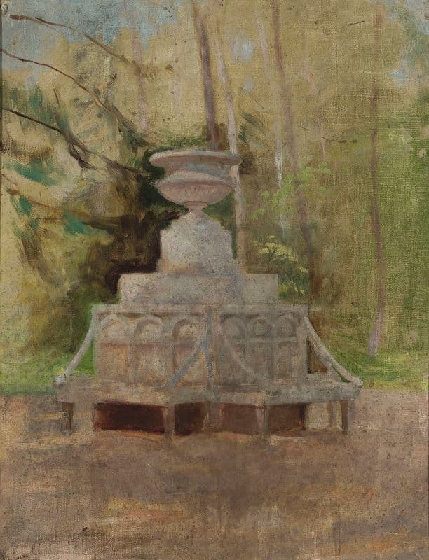 Park motif from Talashkino as a canvas print