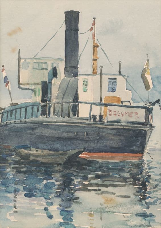 Parník as a canvas print