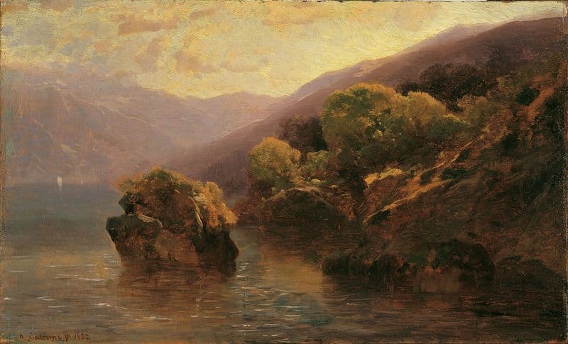 Partie vom Genfer See as a canvas print