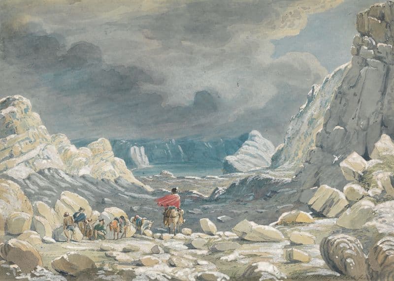 Pass through the Andes as a canvas print