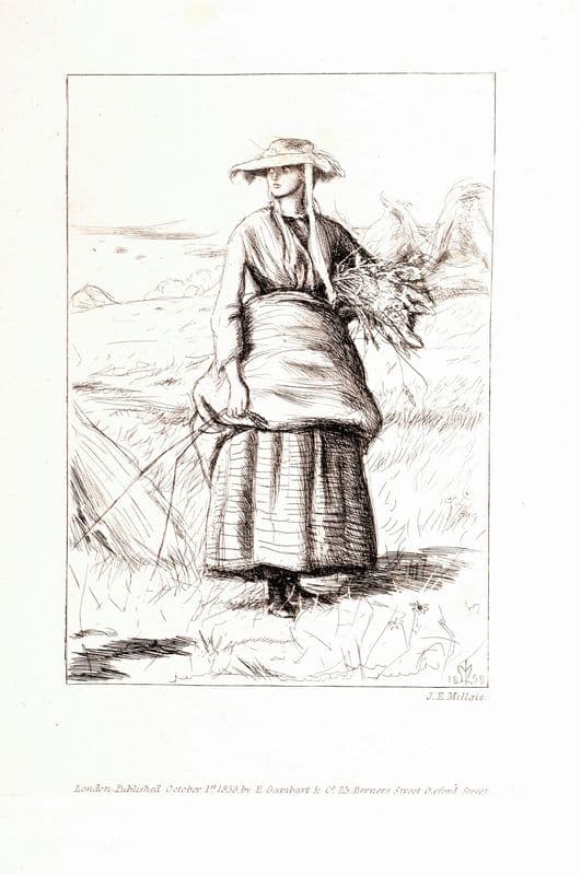 Passages from the Poems of Thomas Hood – Ruth as a canvas print