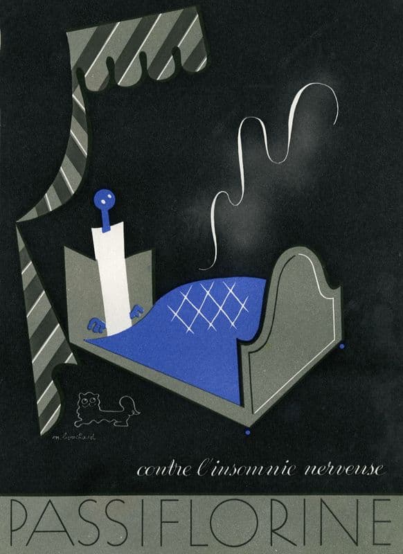 Passiflorine (1910-1950) as a canvas print