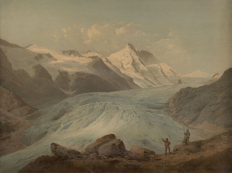 Pasterzen Glacier with the Gross Glockner as a canvas print