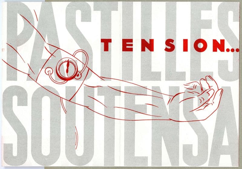 Pastilles Soutensa (1910-1950) as a canvas print