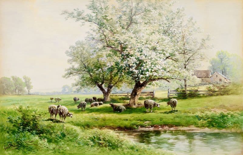 Pastoral Landscape as a canvas print
