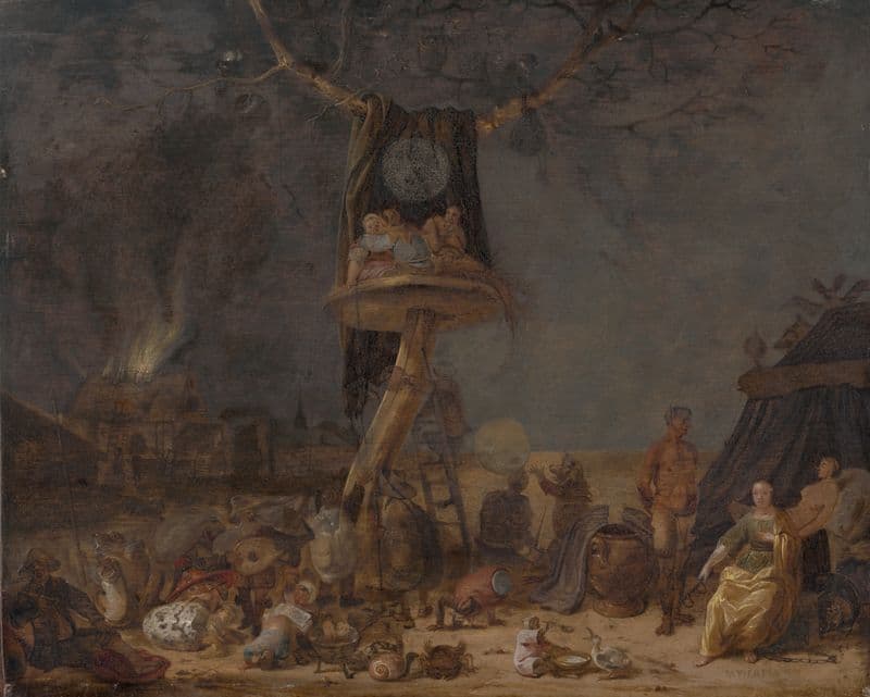 Patientia (Allegory of Patience) (1660–1670) as a canvas print