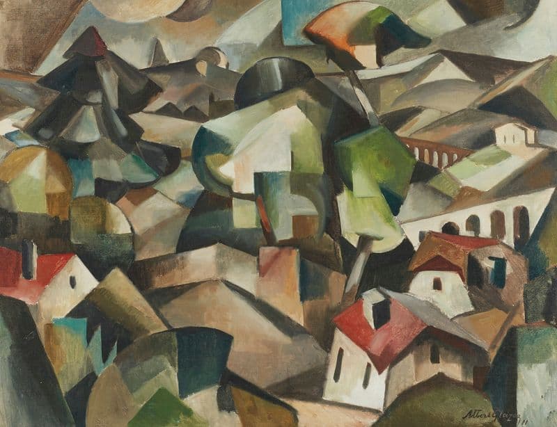 Paysage à Meudon as a canvas print