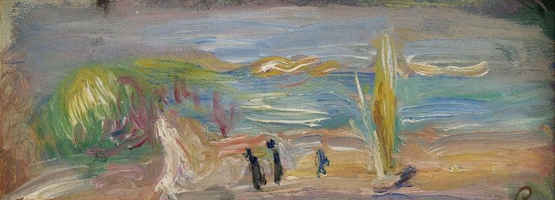 Paysage Bord De Mer as a canvas print