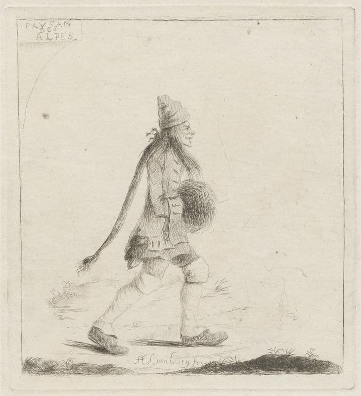Paysan des Alpes (1769-1770) as a canvas print
