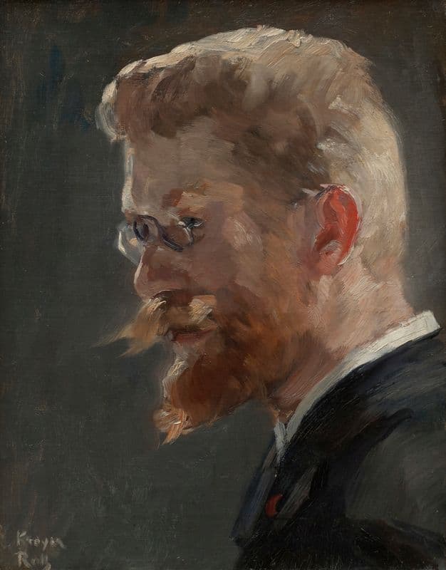 Peder Severin Kröyer (1851-1909) as a canvas print