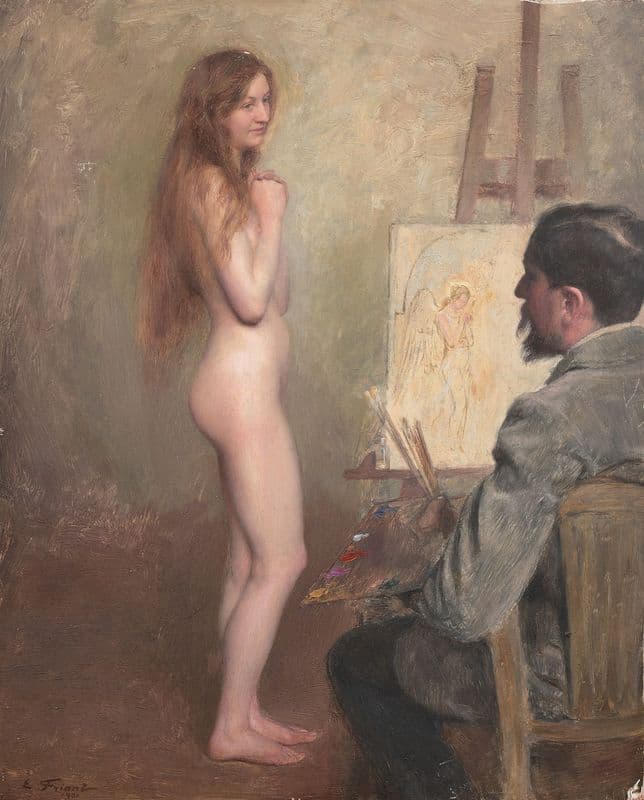 Peinture mystique as a canvas print